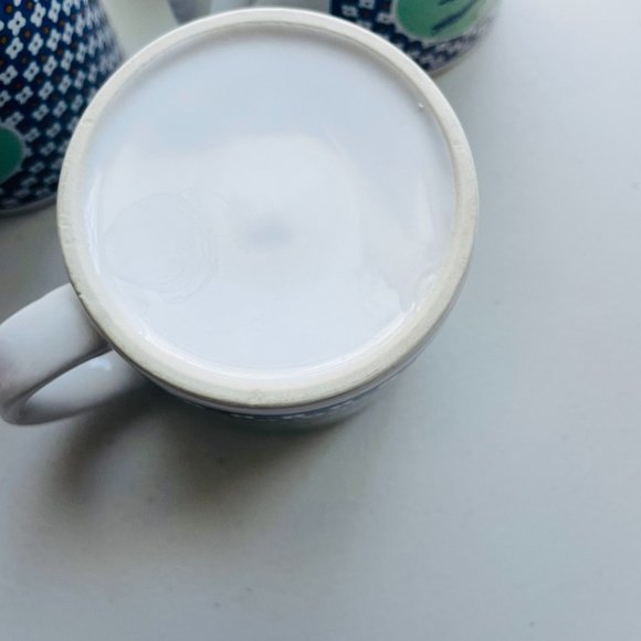 Vintage Blue Ribbon Goose Cottage/Farm House Coffee Mugs 11oz Set of 4 - Picture 5 of 8